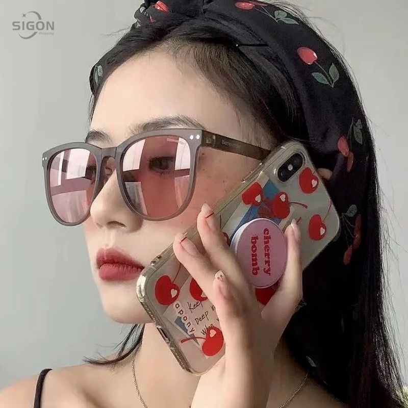 Kính Mát Chống Tia Cực Tím Gọn Nhẹ Dễ Phối Đồ Cho Nữ