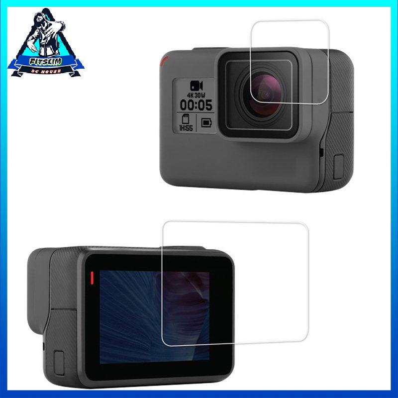 [Fitslim] Tempered Film For Gopro Hero 7 6 5 Protector Tempered Screen For Go Pro