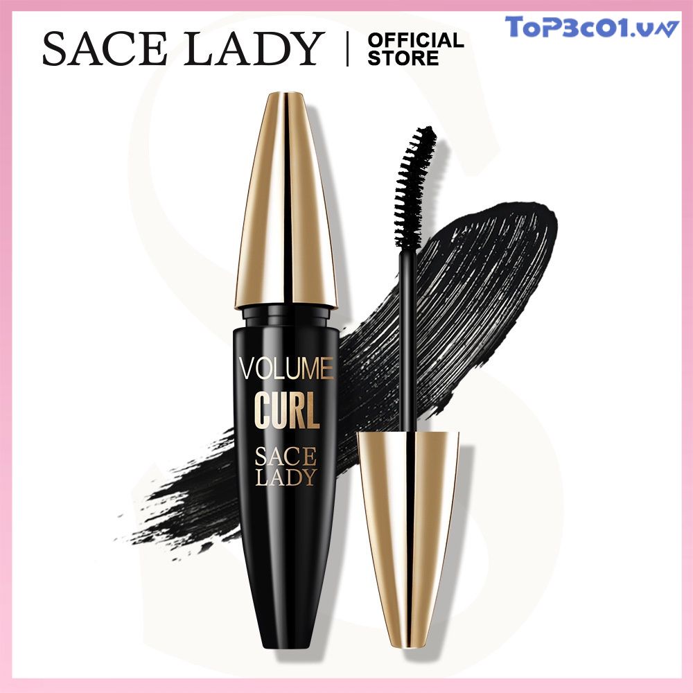 Mascara SACE LADY uốn cong làm dày và dài mi chống nhòe tự nhiên có thể tẩy trang giữ ấm dưới nước (top3c01.vn】