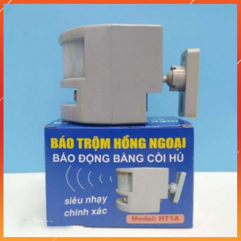 Bộ Báo trộm, Báo Khách hồng ngoại độc lập DECOM HT1A-RM có Remote điều khiển từ xa