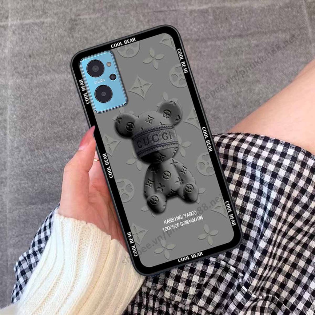 Ốp Realme C20 / C21Y bear, k@ws thương hiệu phong cách ốp lưng thời trang cao cấp