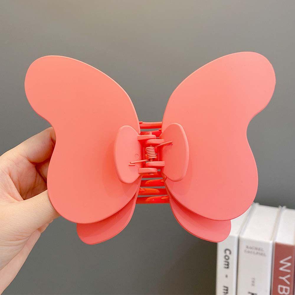 Kẹp Tóc Nữ Màu Trơn Cỡ Lớn Thời Trang Thanh Lịch WMES15H