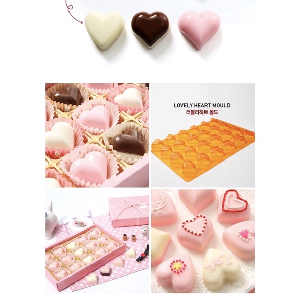 Set làm Chocolate Valentine / Bộ tự làm Sô cô la Hàn Quốc