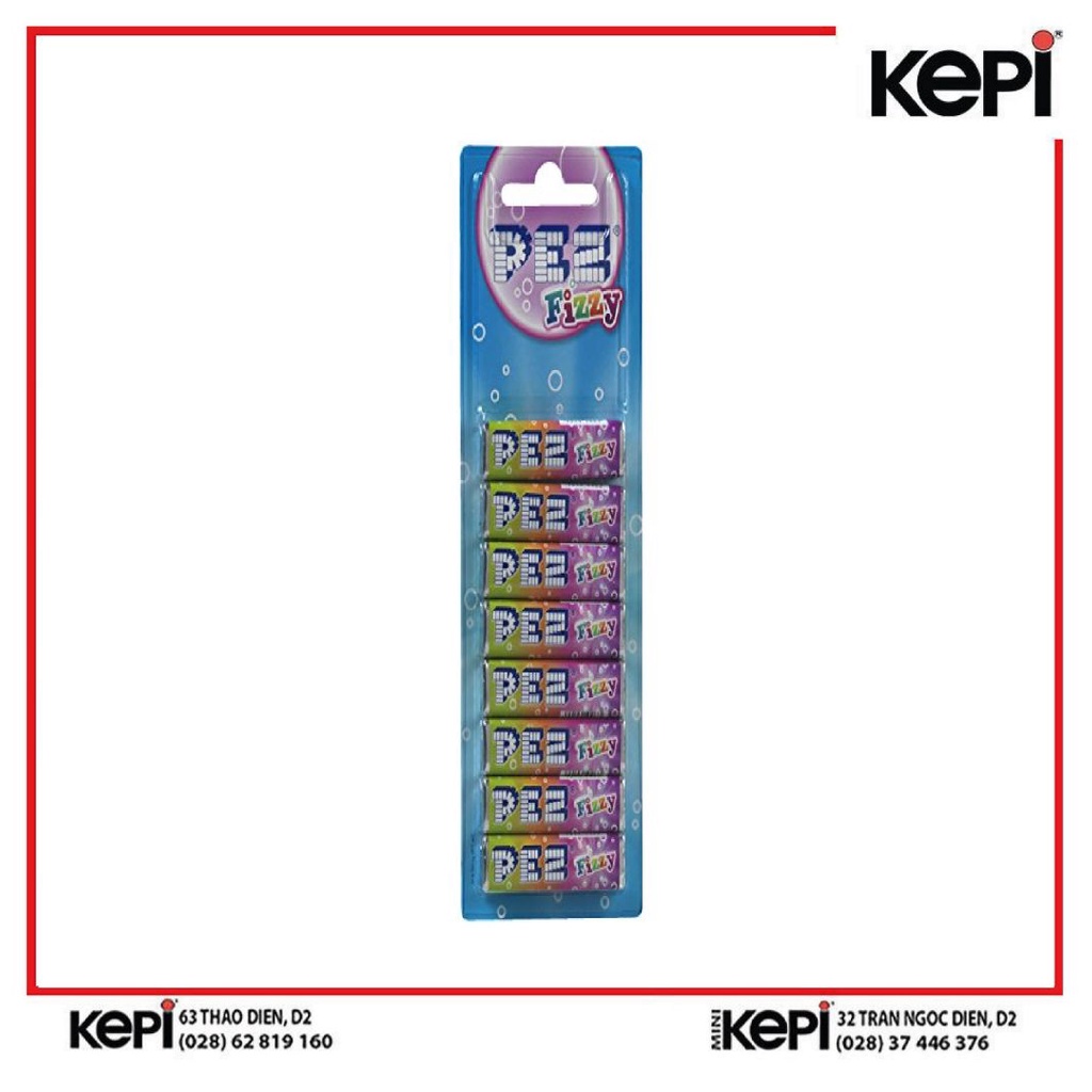 Kẹo Pez Refill Fizzy 68g /T&S Pez Candy Refills 68g Fizzy