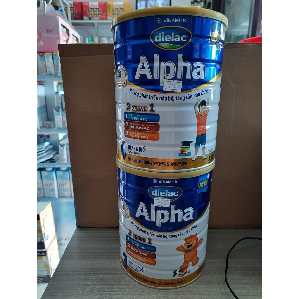 Sữa Dielac Alpha số 3 -4 1500G