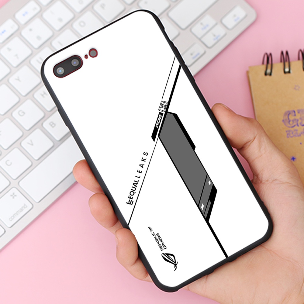 Ốp lưng điện thoại iPhone 7 Plus, 8 Plus - Republic of Gamers, chất liệu kính cường lực