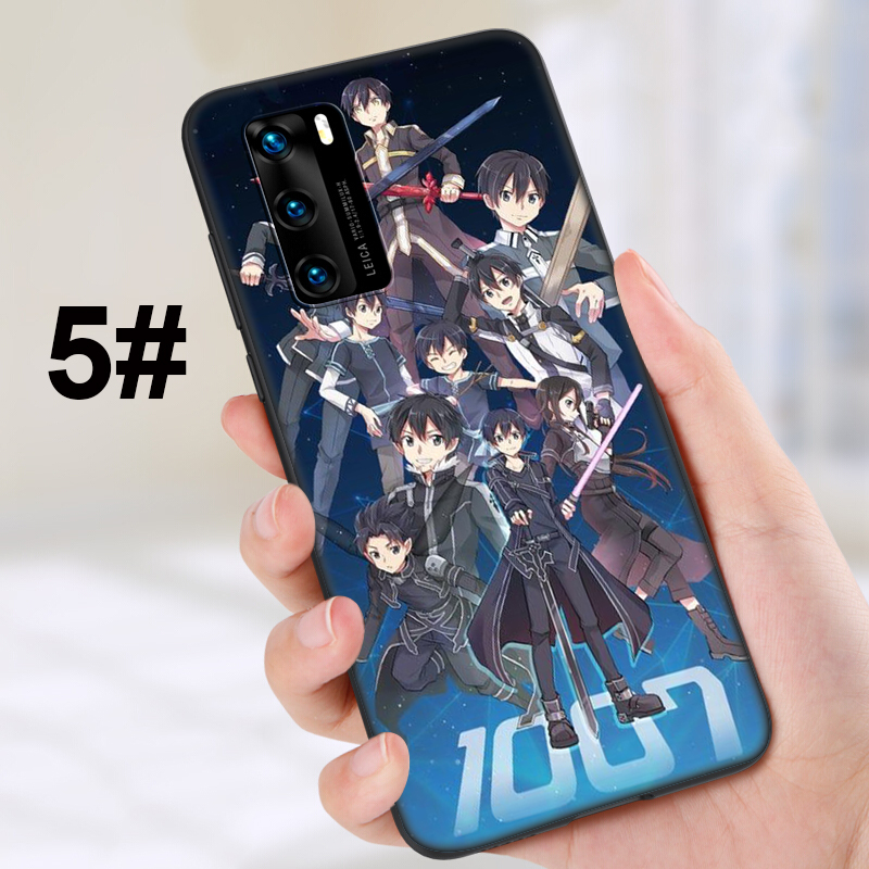 Ốp điện thoại silicone mềm in hình Sword Art Online LUA88 cho Huawei P10 P9 P8 Lite Mini 2017 2016 2015