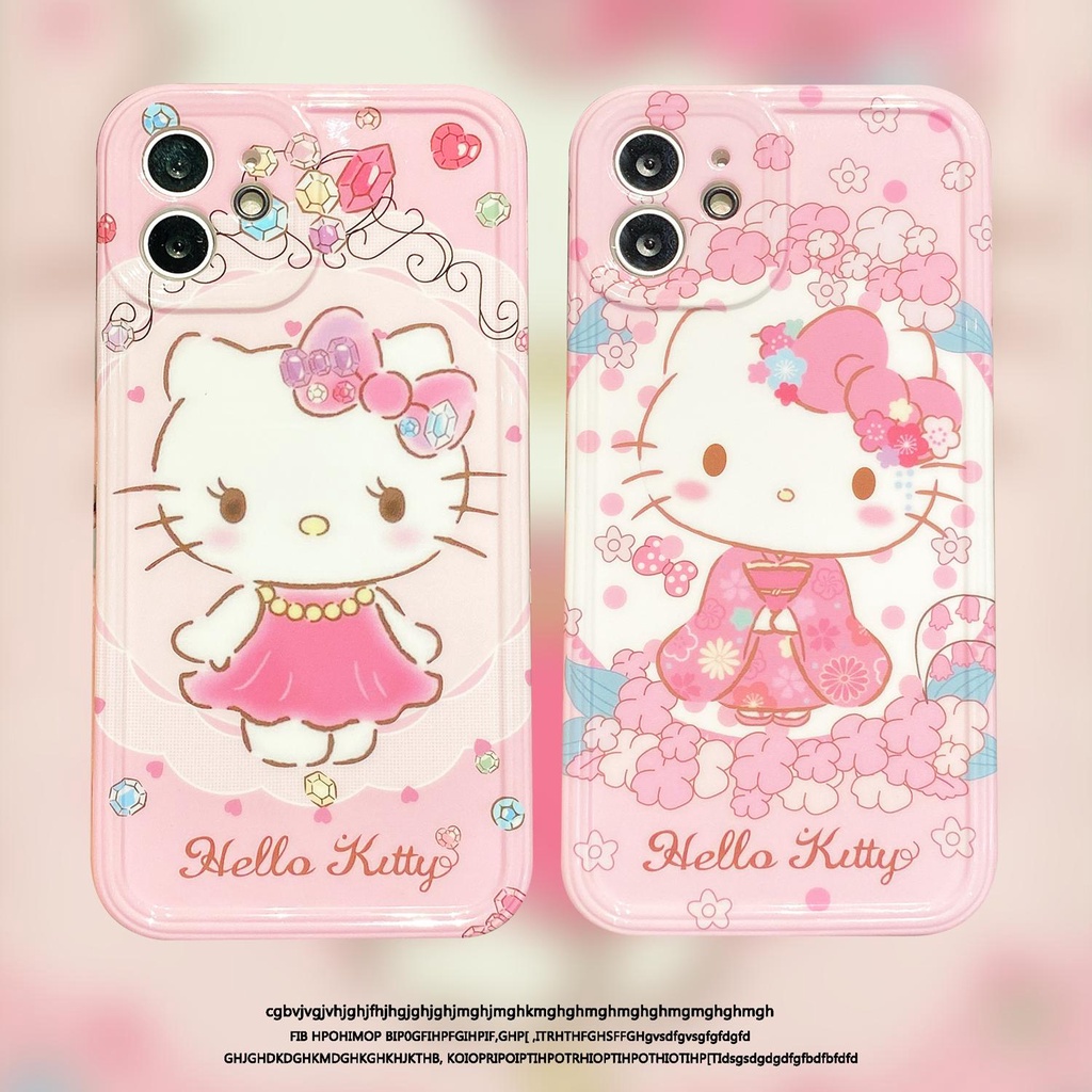 Ốp Điện Thoại Tpu Silicon In Hình Hello Kitty Cho IPhone 11 12 13Pro Max XS Max X XS XR 7 8 Plus