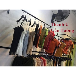 TAY U Treo Quần Áo Gắn Tường Có 3 Kích Cỡ 1M-1,2M-1,5M