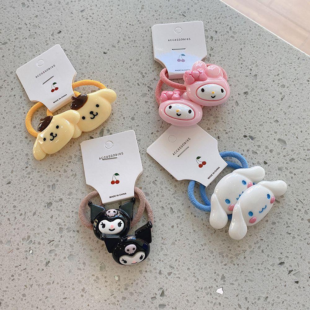 Set 2 Kẹp Tóc Hình Thú Hoạt Hình Dễ Thương Cho Bé Gái
