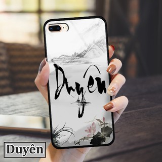 Ốp lưng iPhone 7 Plus/ 8 Plus- In chữ thư pháp