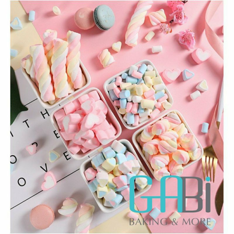 200g kẹo dẻo marshmallow nhiều màu