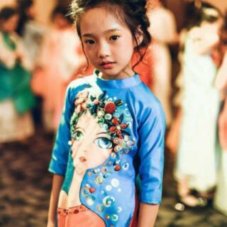 Rập áo dài cho bé trọn bộ 8 rập đủ size
