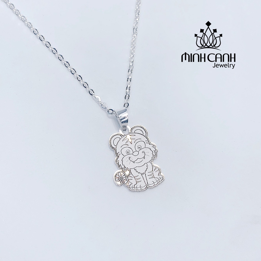 Dây Chuyền Bạc Hình Con Hổ Khắc Tên Cho Bé Sinh Năm 2022 Minh Canh Jewelry