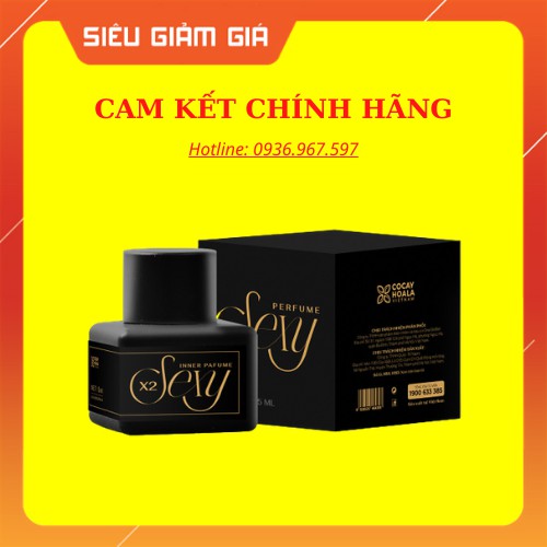 Nước hoa vùng kín X2 Sexy Cocayhoala 5ml khử mùi hôi, làm thơm, hồng và se khít vùng kín