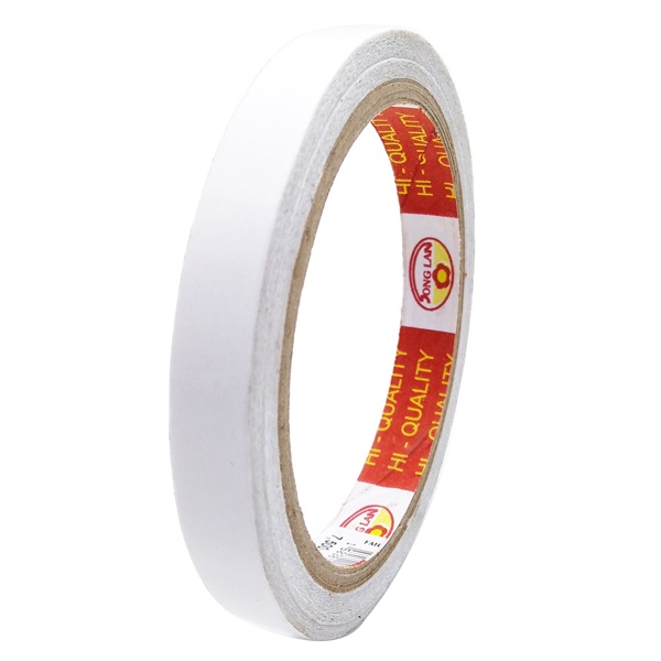 Bộ 2 Băng Keo 2 Mặt 12 mm x 23 Yards - Song Lan - Màu Trắng