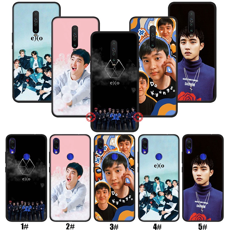 Ốp điện thoại silicon mềm hình EXO Doh Kyungsoo 30YTR cho Xiaomi Redmi Note 8 7 Pro 10X 9A 8T 8A 8 7
