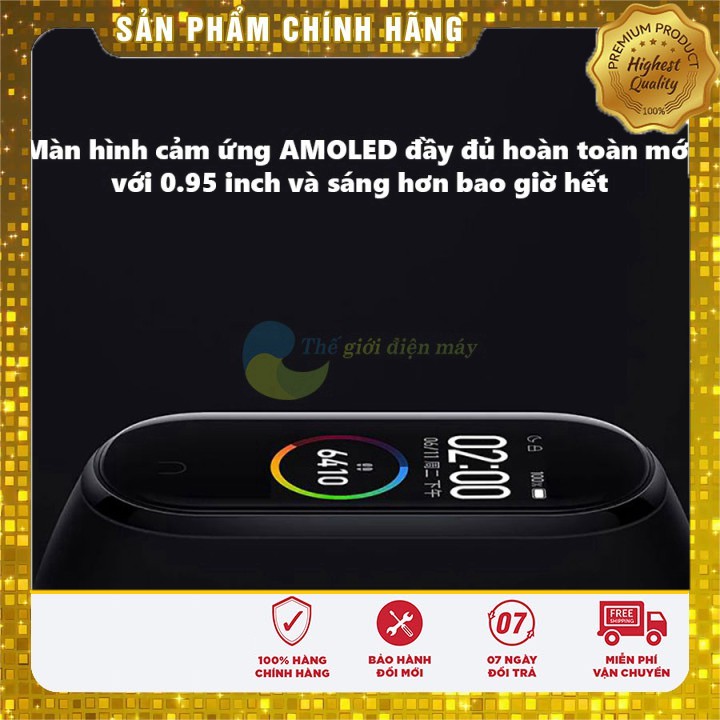 [Sale] [Bản quốc tế] Đồng hồ thông minh Xiaomi Mi band 4 có tiếng việt Smart watch miband 4 - Bảo hành 12 tháng .