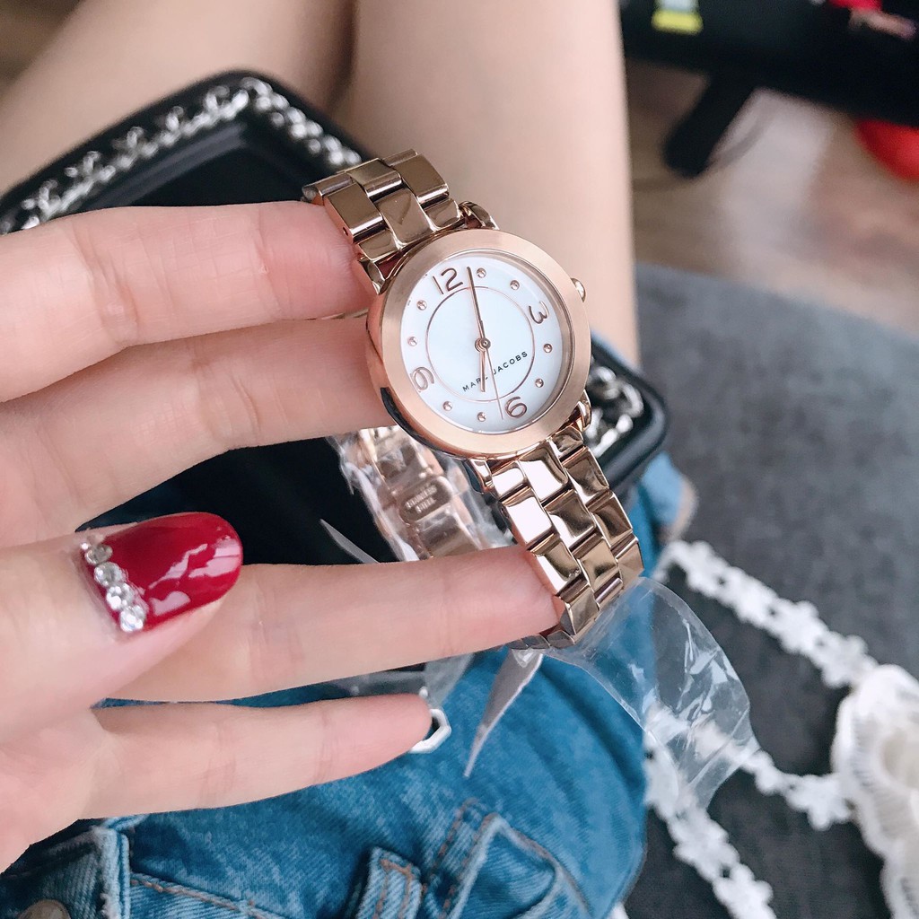 Đồng Hồ Nữ Marc Jacobs MJ3474 Riley Rose Gold Tone