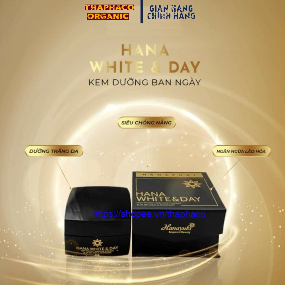 Hana White Day Hộp 25gr - Kem Dưỡng Trắng Da Ban Ngày Hanayuki Date 2023