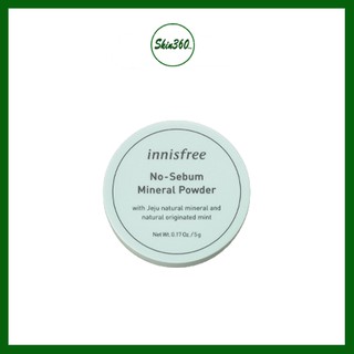 Phấn Phủ Bột Innisfree❤️FREESHIP❤️Phấn Phủ Bột Kiềm Dầu Innisfree No Sebum Mineral Powder