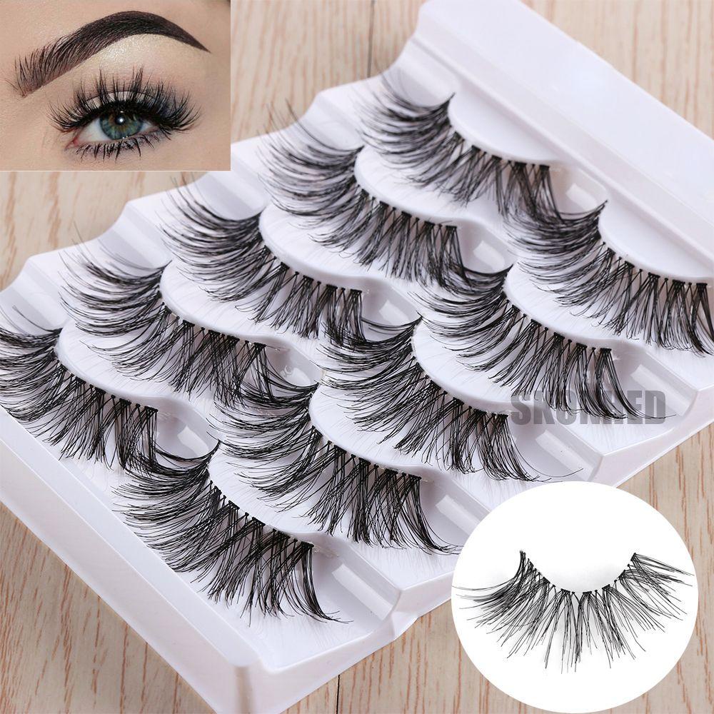 Bộ 5 Cặp Lông Mi Giả Hiệu Ứng 3D Có Thể Tái Sử Dụng