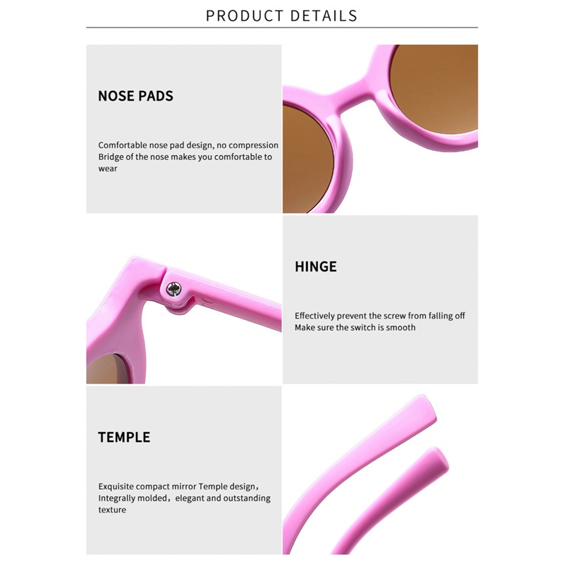 Kính Mát Kiểu Dáng Dễ Thương Cho Bé ​Kính Mát Chống Tia UV400 Cho Bé