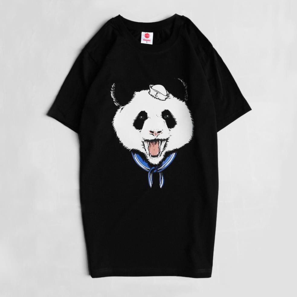 Áo Phông Cotton Unisex Hoạ Tiết Panda Mã 1073 có bigsize vải thun mát mịn có bigsize vải thun mát mịn hình độc lạ