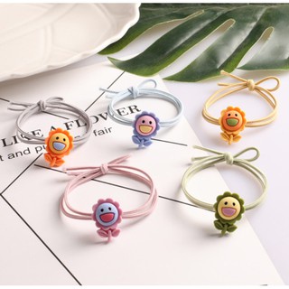 Dây thun cột tóc hoa cúc giá sỉ, chun cột tóc nhiều màu siêu xinh, dễ thương, phụ kiện tóc giá rẻ cho các nàng