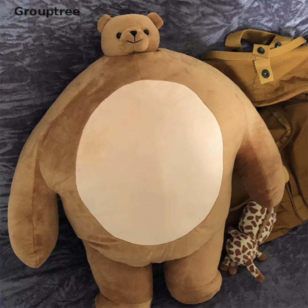 Gối Bông Hình Chú Gấu Đầu Nhỏ Dễ Thương Dùng Làm Quà Tặng Sinh Nhật