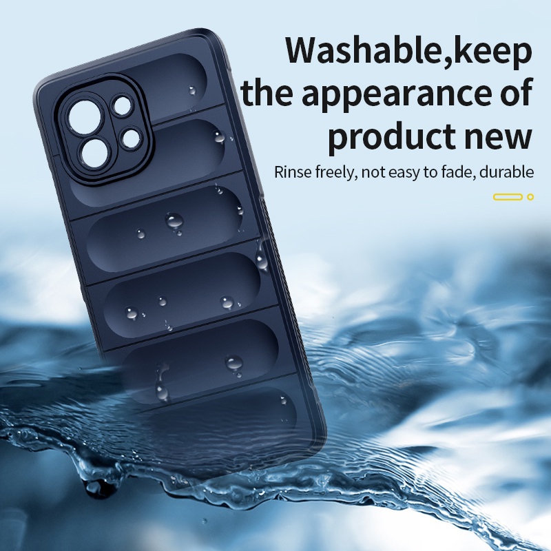Ốp điện thoại Lenuo bằng silicone mềm chống sốc cho Xiaomi 11T Pro