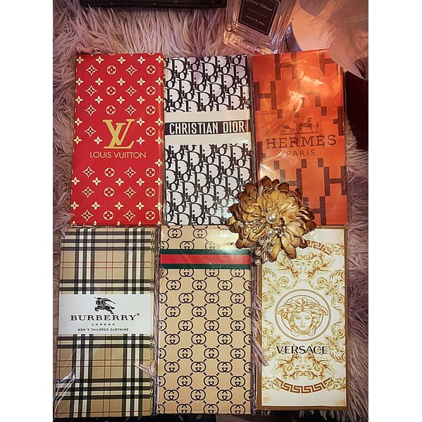 bao lì xì thương hiệu guccci, ddior, hhermes, LV, veersace