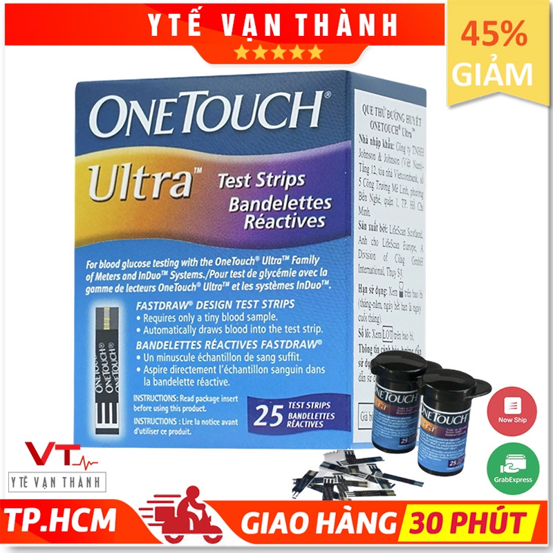 Lời khen ngợi đáng giá ✅ Que Thử Đường Huyết: One Touch Ultra (Date Xa) (OneTouch) - VT0176