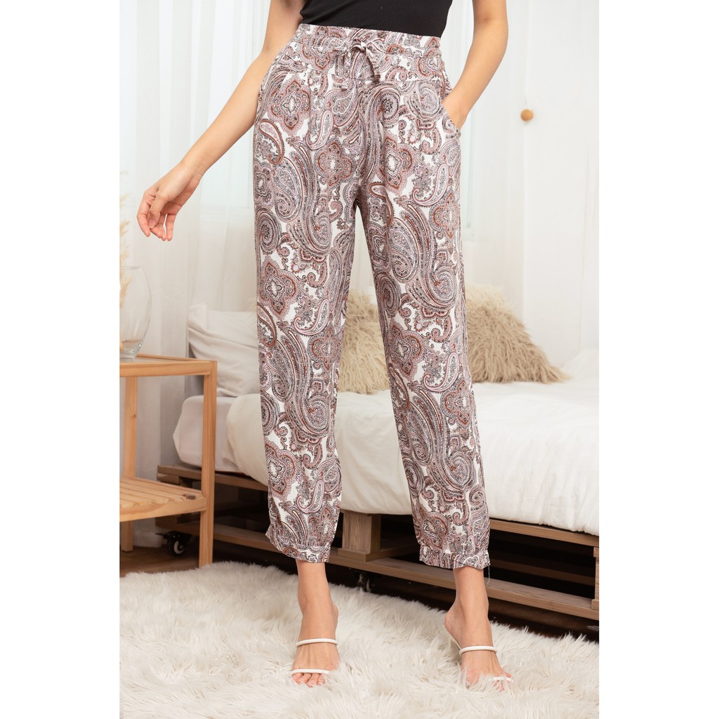 Quần dài nữ chất liệu lanh VT Q07.2102 - Mặc thoải mái, thoáng mát | BigBuy360 - bigbuy360.vn