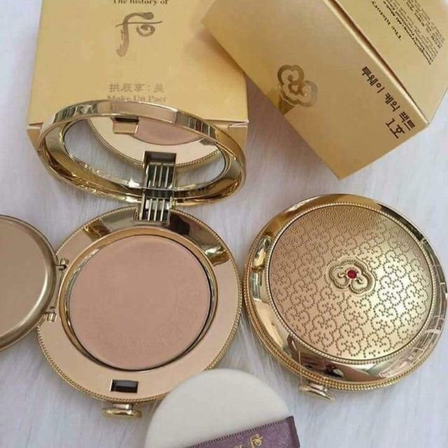 Phấn phủ Whoo vàng Powder Pact có nhũ ngọc trai | BigBuy360 - bigbuy360.vn