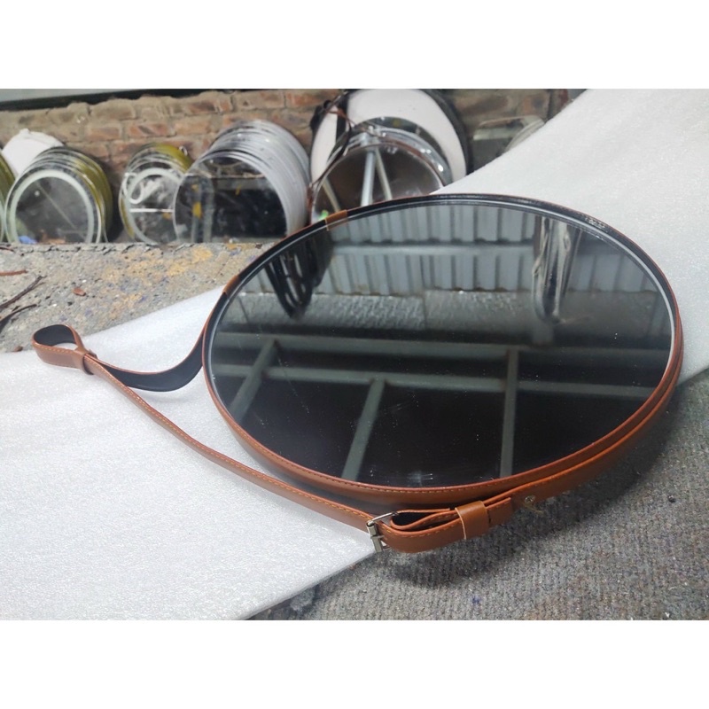 Gương Treo Tường Trang Trí - Gương Tròn Decor Full Phụ Kiện Kèm Dây Thừng Cao Cấp - Kanta Store