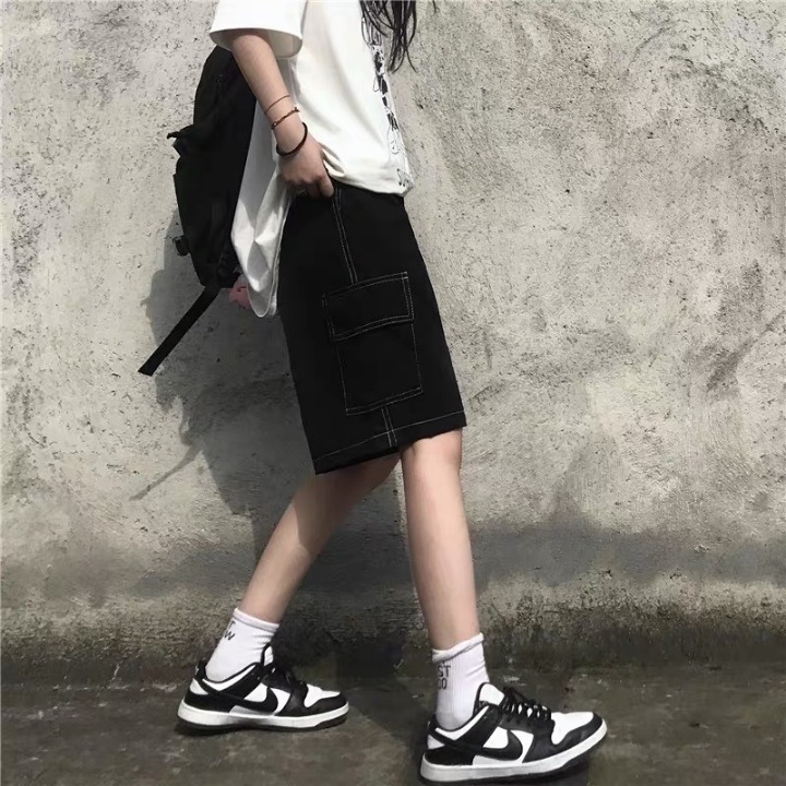 Quần short kaki ống rộng nam nữ unisex túi hộp may đường chỉ nổi phong cách hiphop siêu cá tính Rô Store QS18