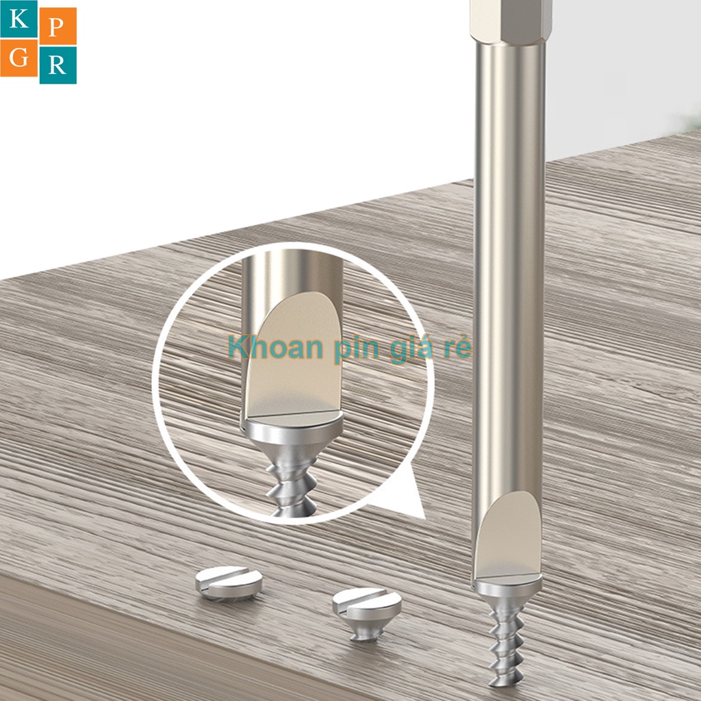 KPGR Mũi vít 2 cạnh dẹp chuôi lục giác Broppe