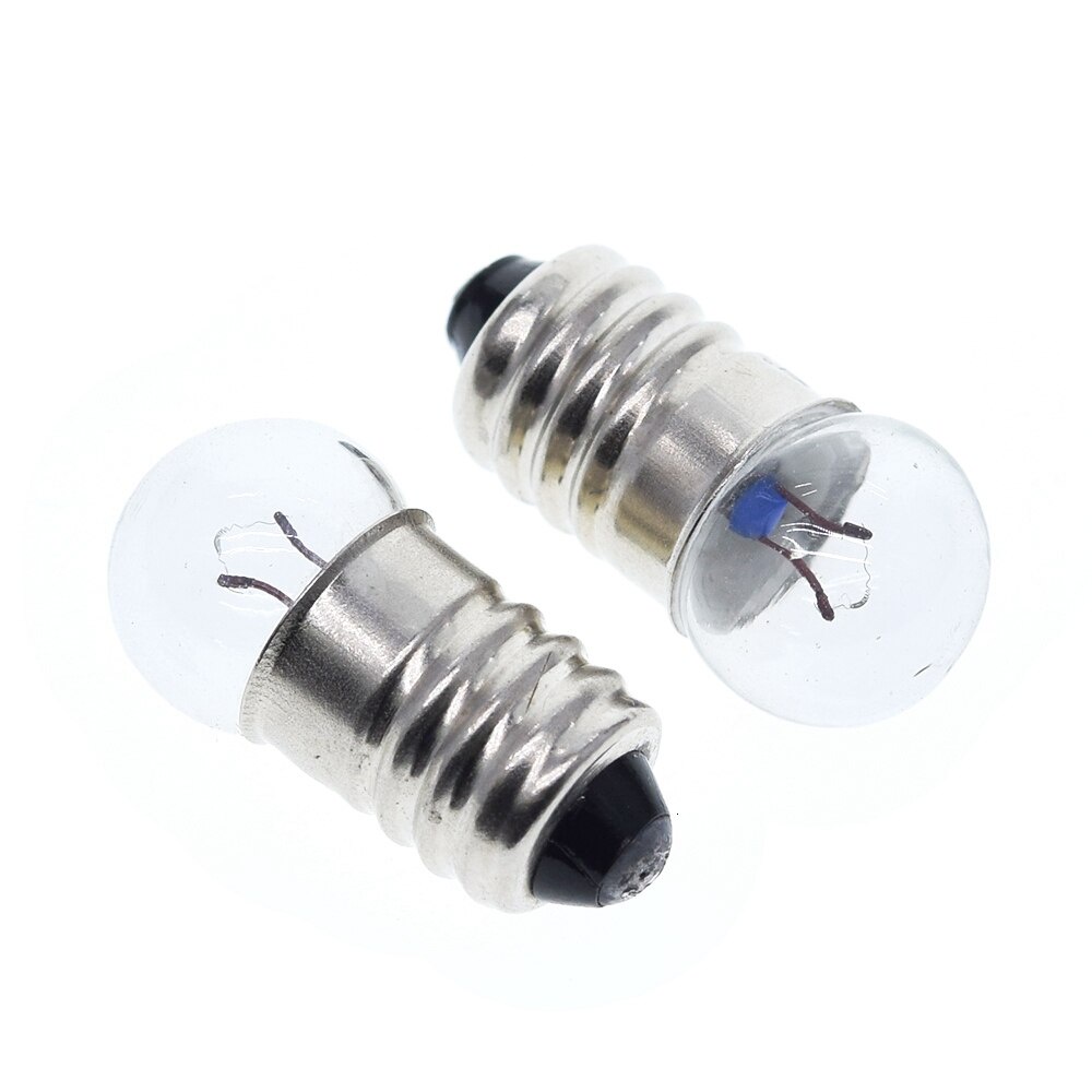 Set 10 Bóng Đèn Nhỏ 0.3A 0.5A 1.5V 2.5V 3.8V 6V Dùng Trong Thí Nghiệm Vật Lý