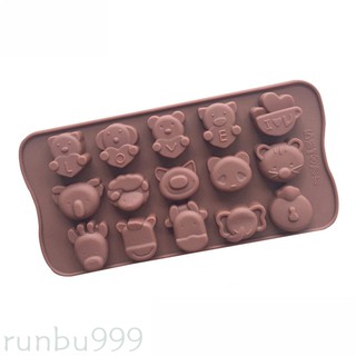 Cartoon Animal Design Cake Mold Chocolate Silicone Mould Home Bakery Pastry Fondant Baking Tool