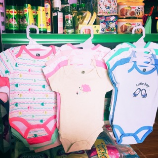 Set 5 body cộc tay xuất mỹ size 0-3, 3-6,6-9,9-12