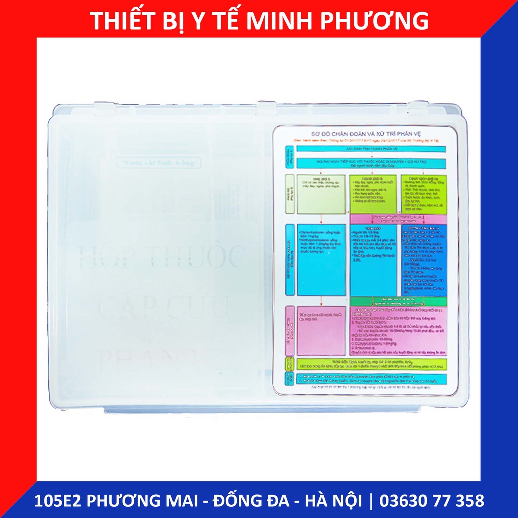 Hộp chống sốc phản vệ có sơ đồ