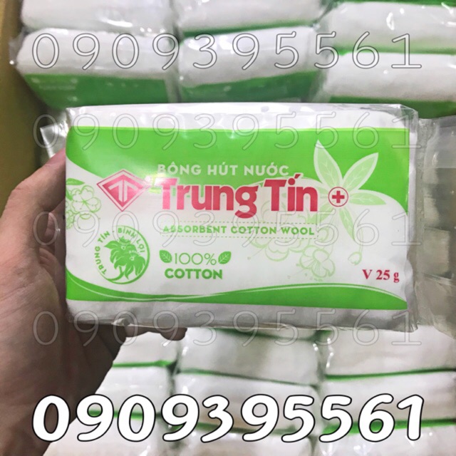 BÔNG GÒN TRUNG TÍN 100% COTTON 25g 100g