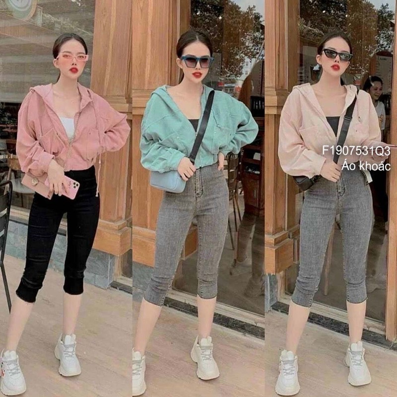 Áo khoác kaki jean túi hộp cổ bẻ sang trọng VIENS STORE
