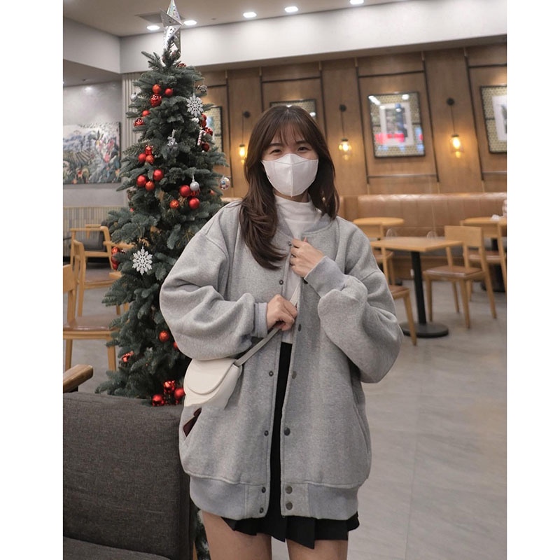 Áo Khoác Bomber Nỉ Trơm Dày Dặn Hàng Quảng Châu M06589 | BigBuy360 - bigbuy360.vn