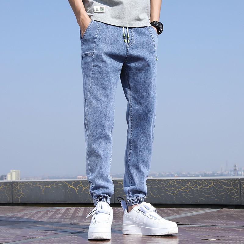 Quần Jeans Lưng Thun Co Giãn Size Lớn M-5Xl 2 Màu Lựa Chọn