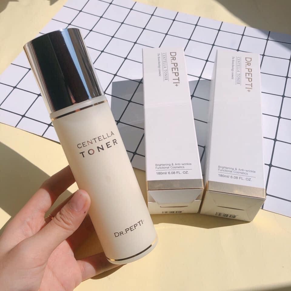 [Chính Hãng] Nước Hoa Hồng Dưỡng Da Căng Bóng Dr.Pepti Centella Toner 180ml Hàn Quốc | BigBuy360 - bigbuy360.vn
