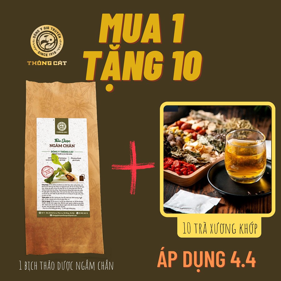 Thảo dược ngâm chân Đông Y cao cấp Thông Cát [đẩy lùi đau nhức xương khớp, hôi chân sau 6 ngày | BigBuy360 - bigbuy360.vn