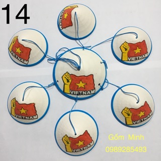 Chuông gió gốm hình nón