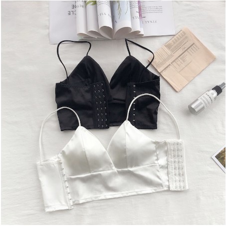 [Mã FAMAYWA giảm 10K đơn 50K] Áo 2 dây lụa trơn phi bóng, Bra lụa LOTXINH sang chảnh | BigBuy360 - bigbuy360.vn